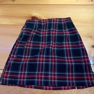 Brandy Melville/John galt plaid mini skirt